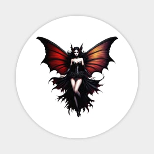 Goth Fairy In Flight Magnet